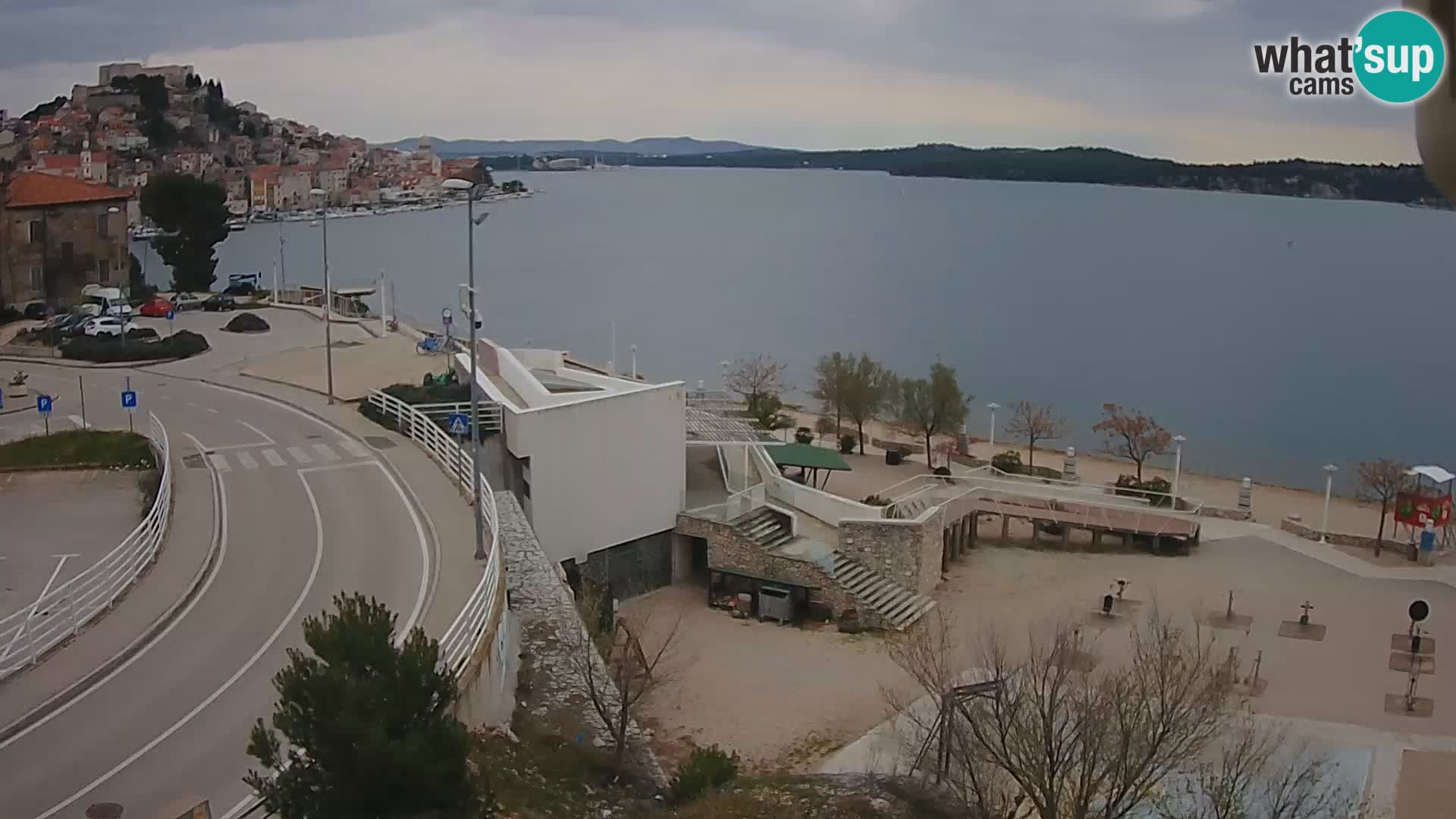 Šibenik webcam Beach Banj