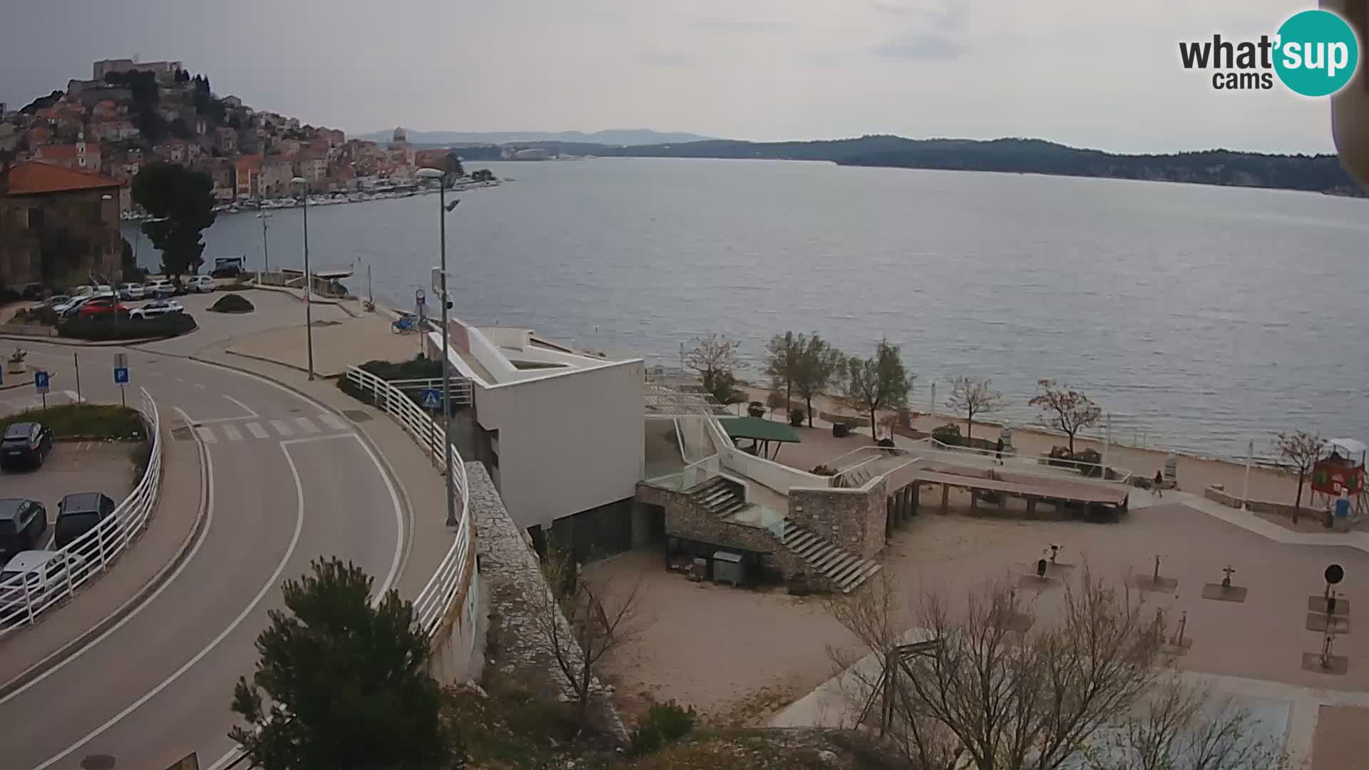 Šibenik webcam Beach Banj