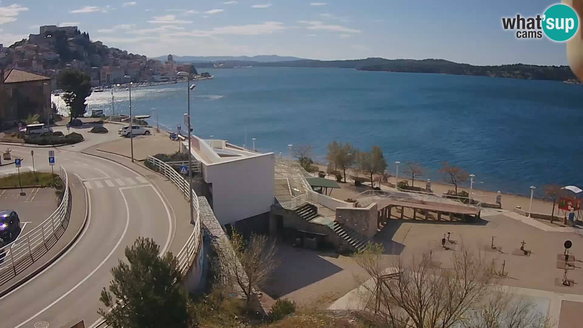 Kamera v živo Šibenik plaža Banj
