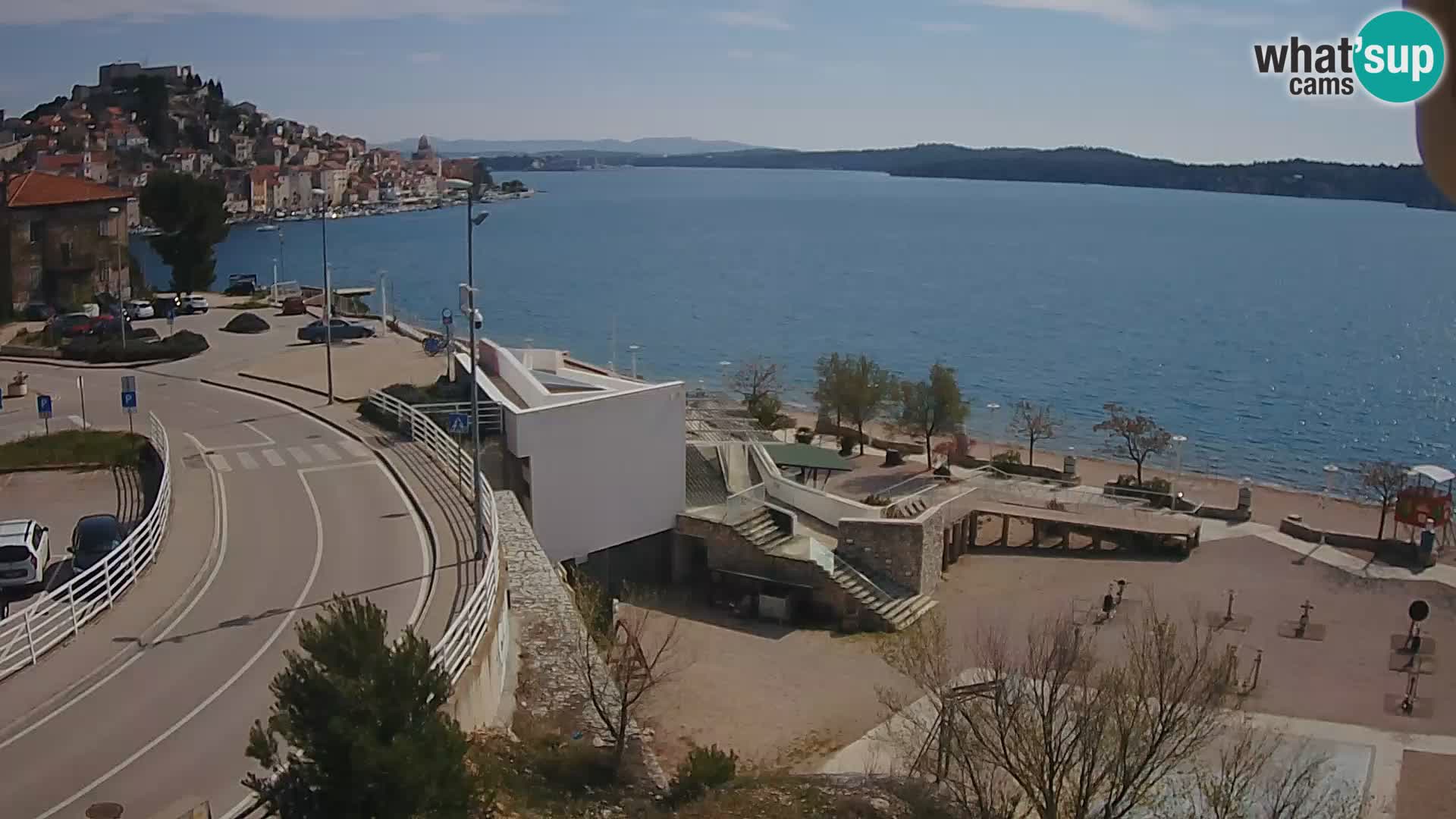 Šibenik webcam Beach Banj