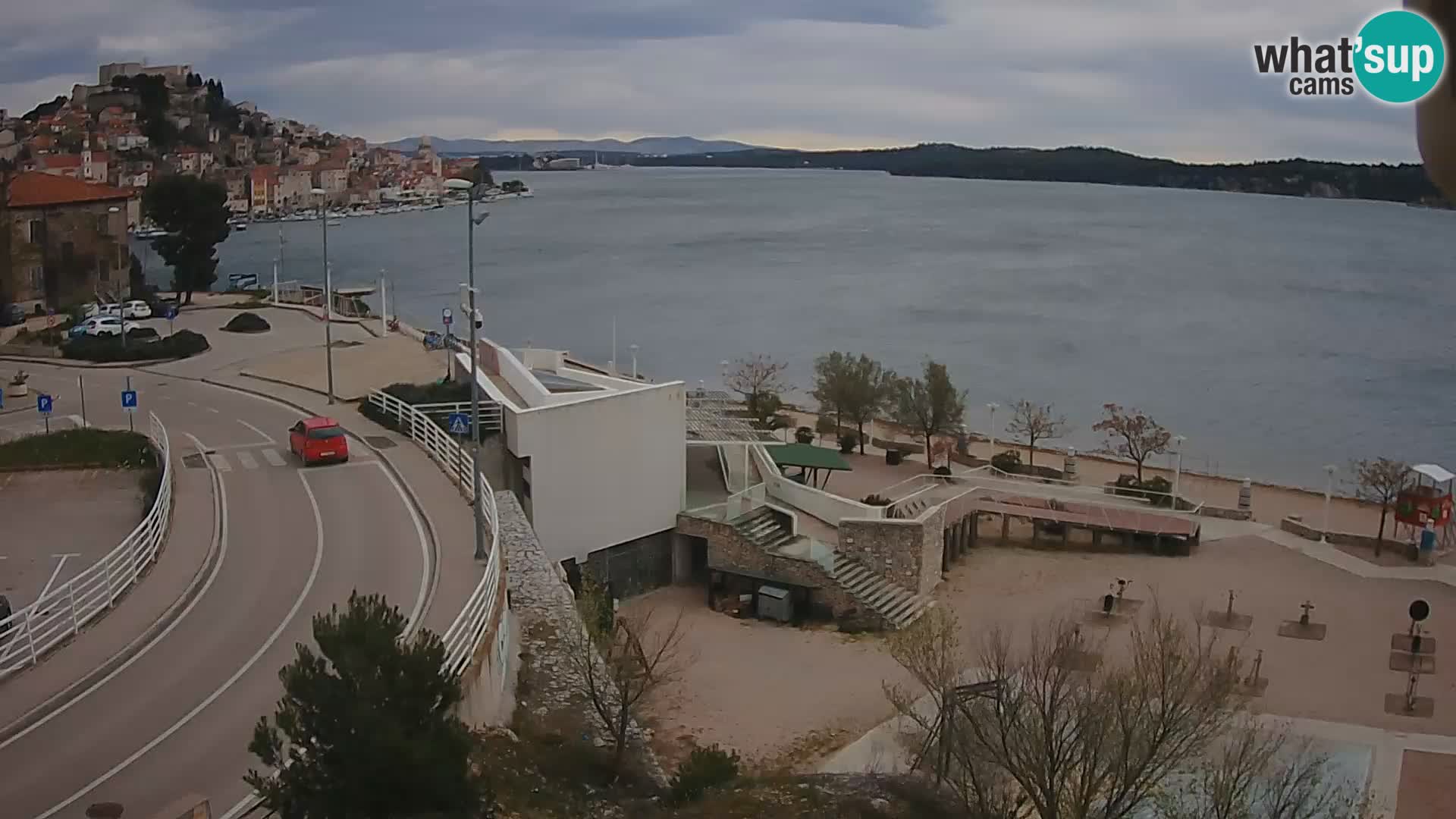 Šibenik webcam Beach Banj
