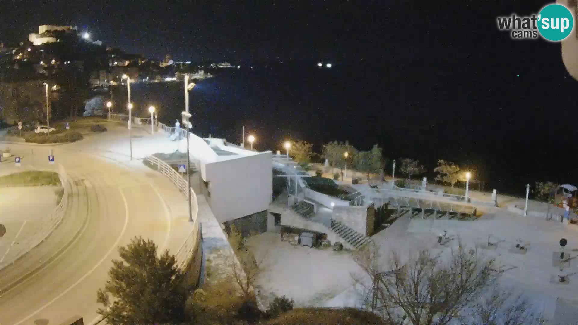 Šibenik webcam Beach Banj