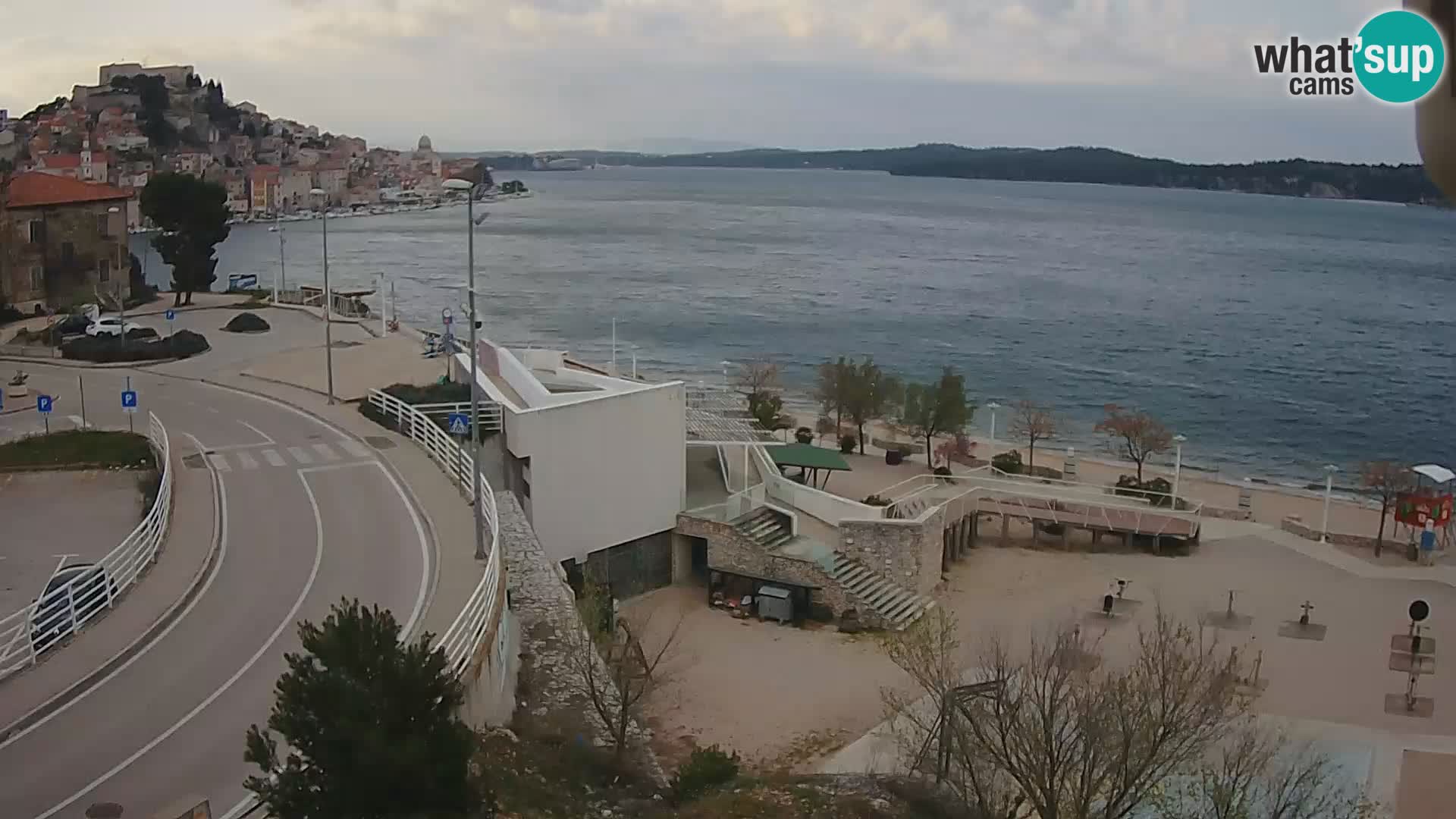 Šibenik webcam Beach Banj