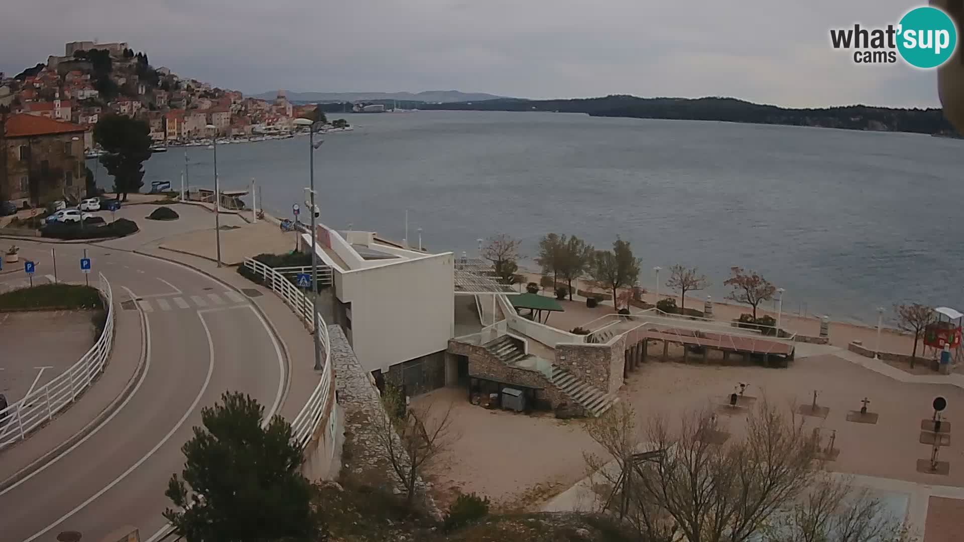 Šibenik webcam Beach Banj