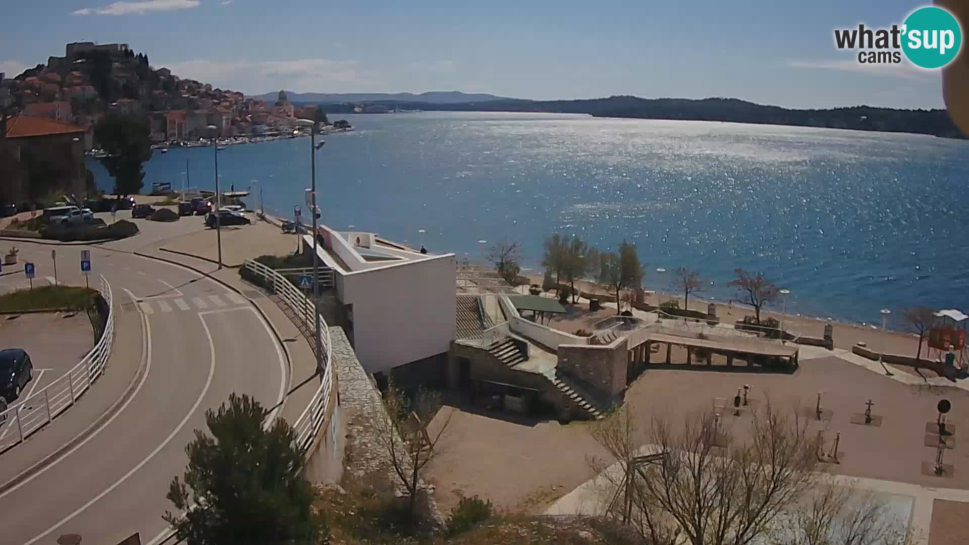Šibenik webcam Beach Banj