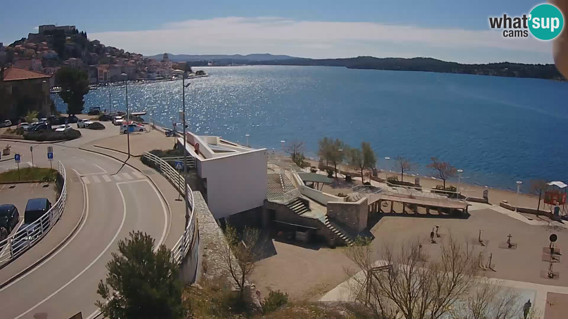 Šibenik webcam Beach Banj