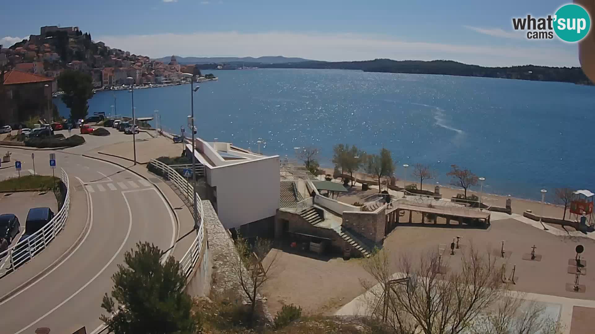 Šibenik webcam Beach Banj