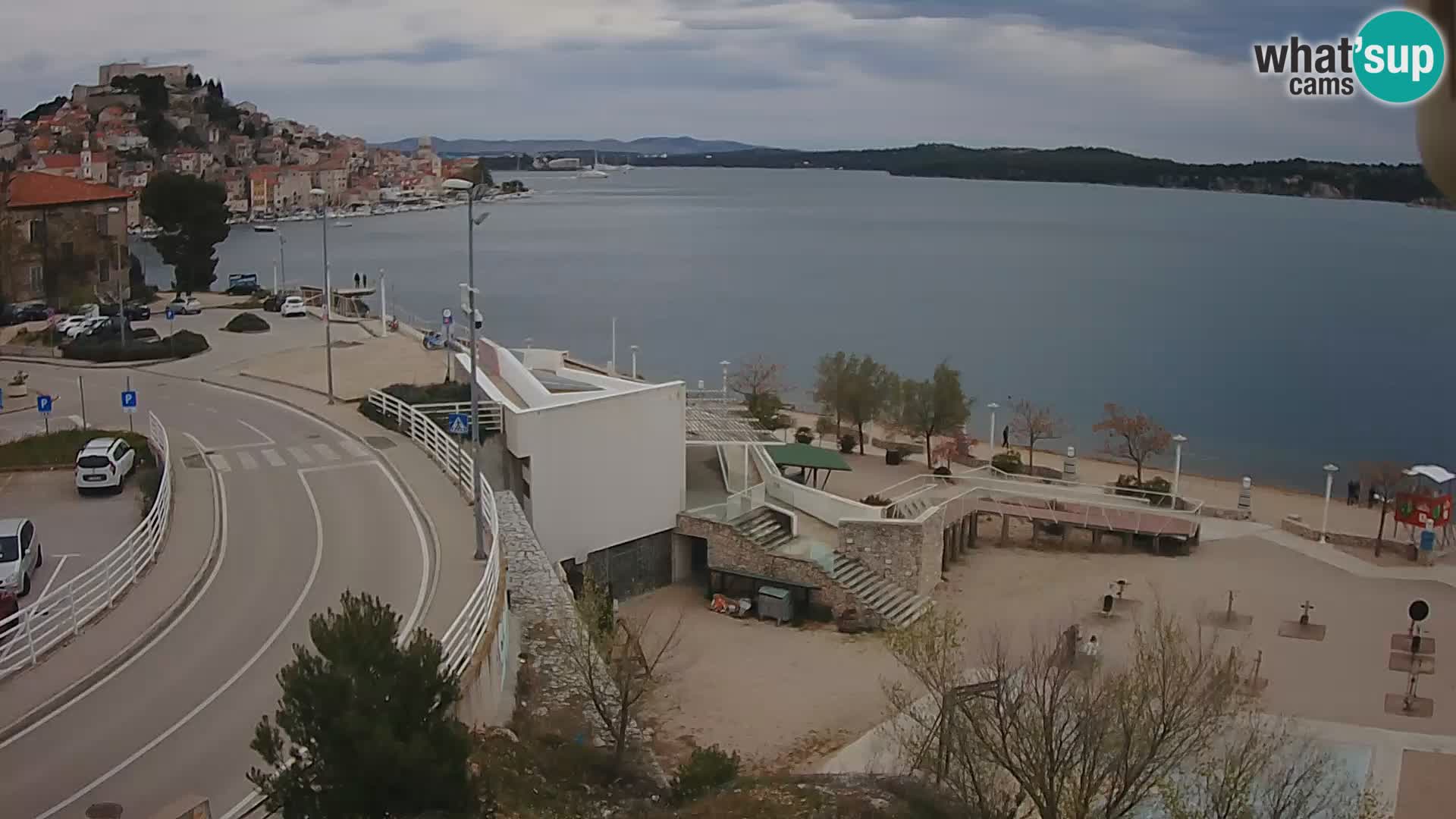 Šibenik webcam Beach Banj