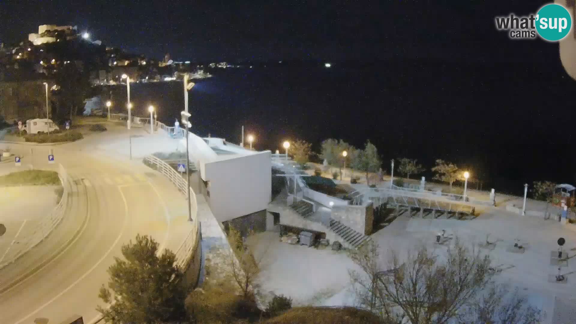 Šibenik webcam Beach Banj