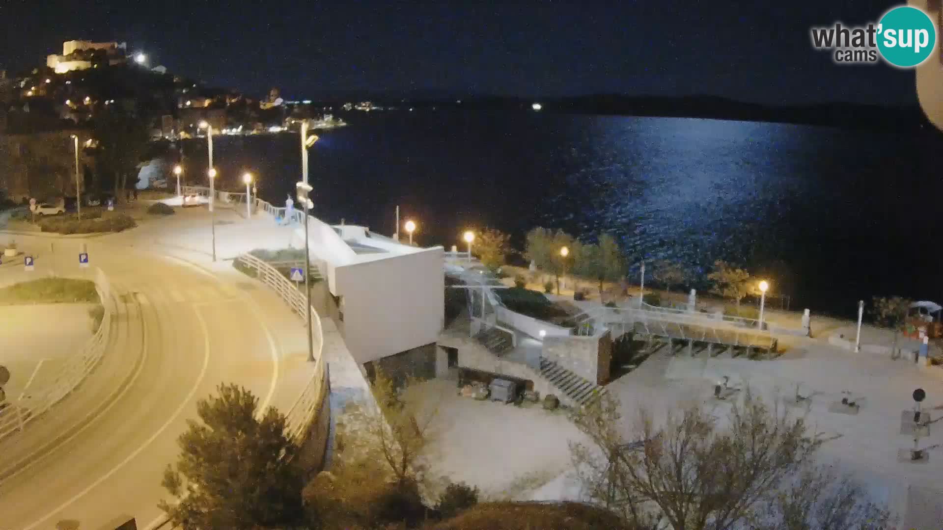 Šibenik webcam Beach Banj