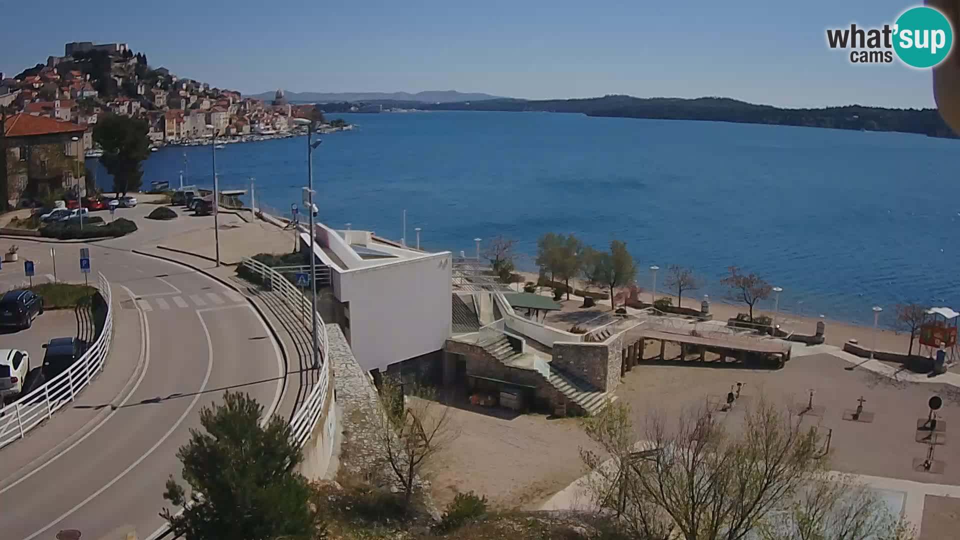 Šibenik webcam Beach Banj