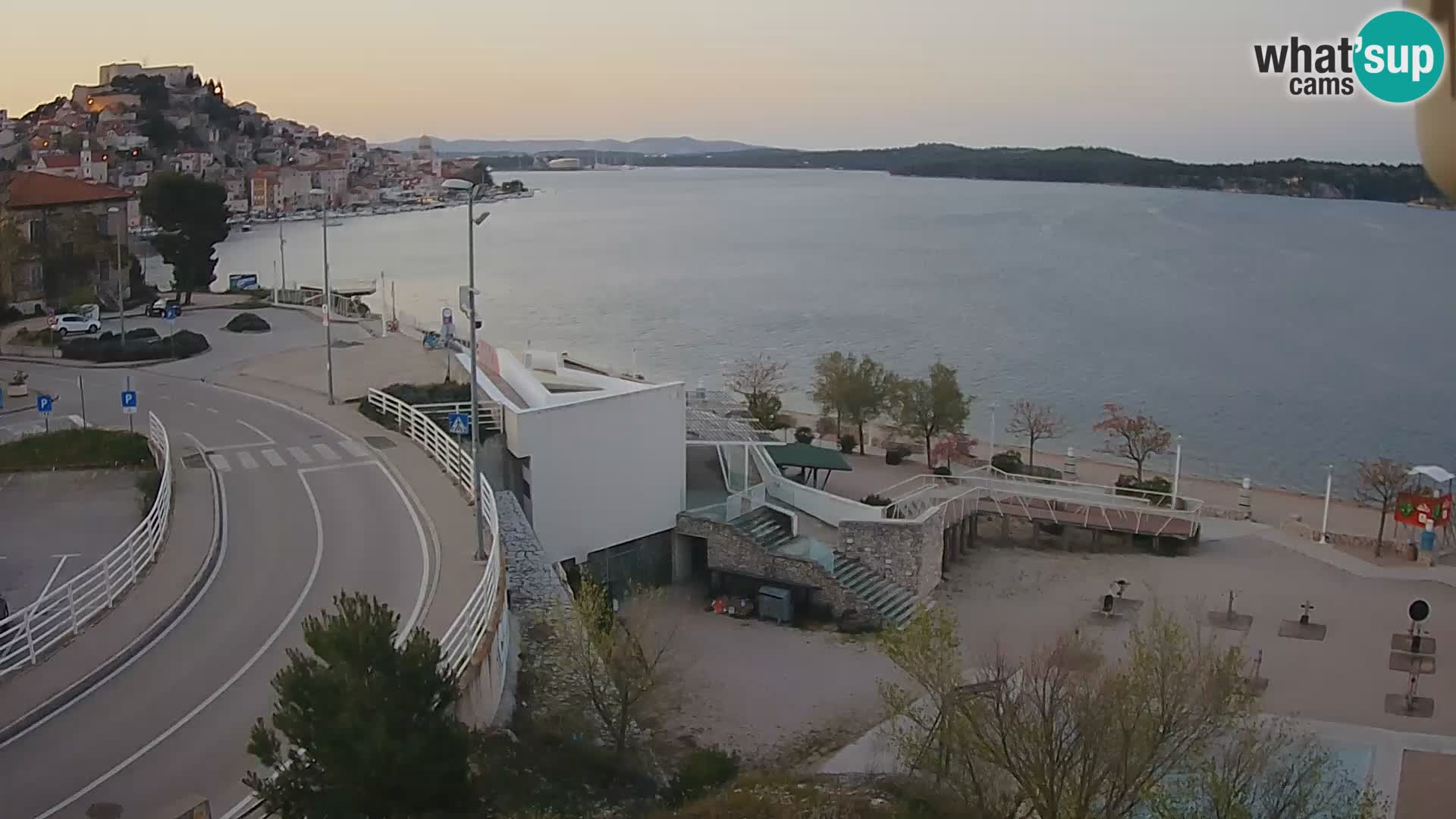 Šibenik webcam Beach Banj