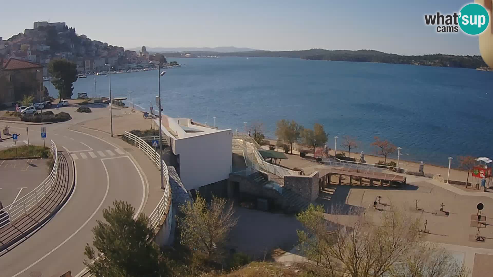 Šibenik webcam Beach Banj