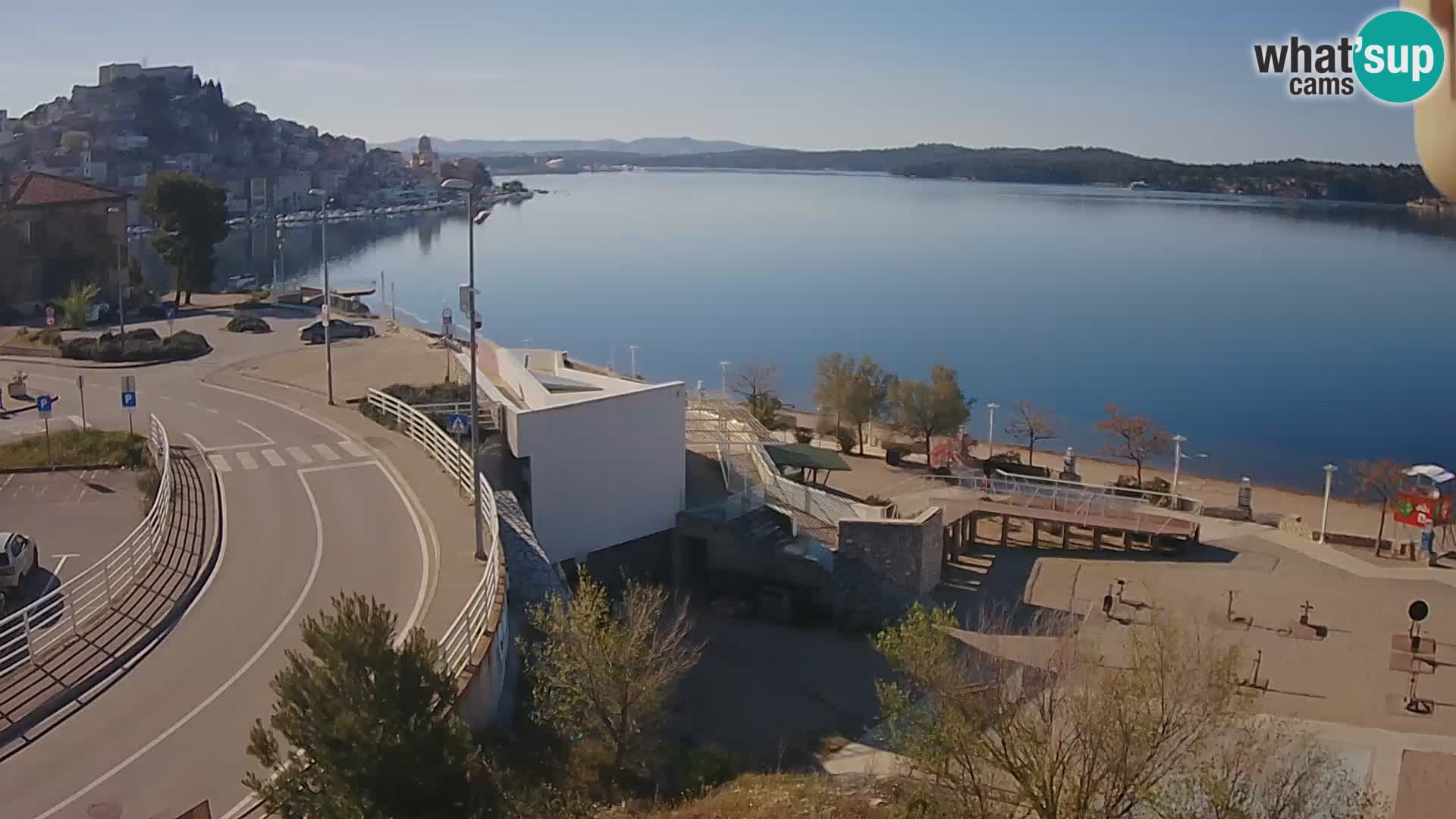 Šibenik webcam Beach Banj