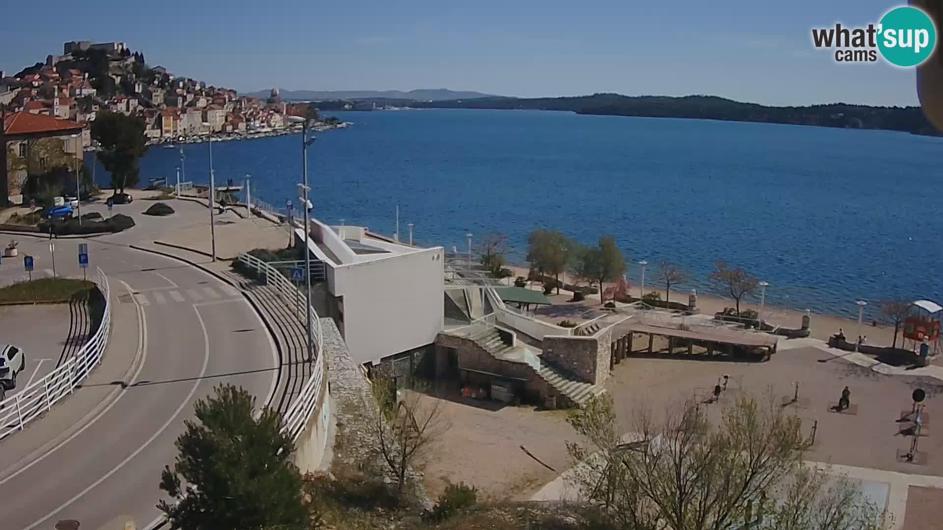Šibenik webcam Beach Banj