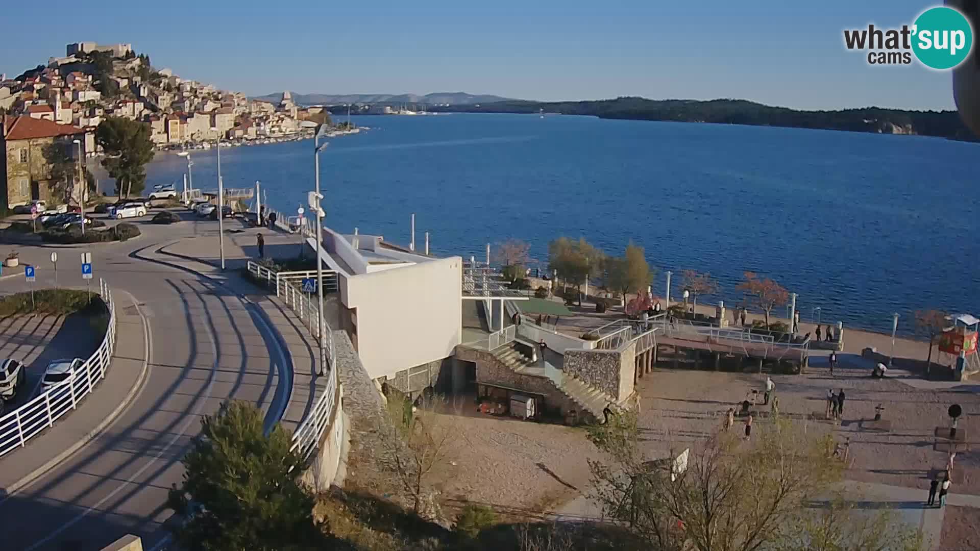 Šibenik webcam Beach Banj
