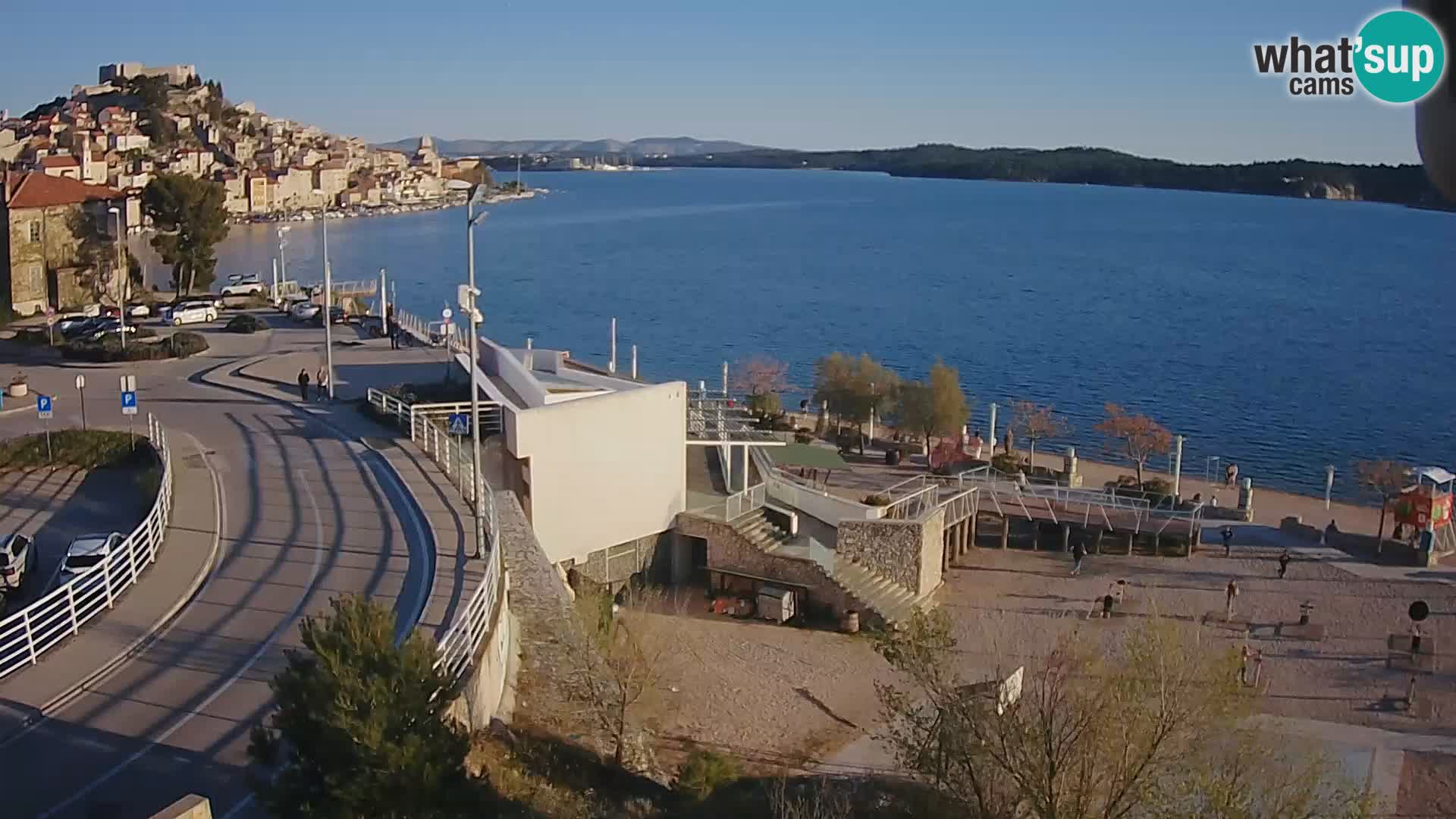 Web kamera Šibenik plaža Banj