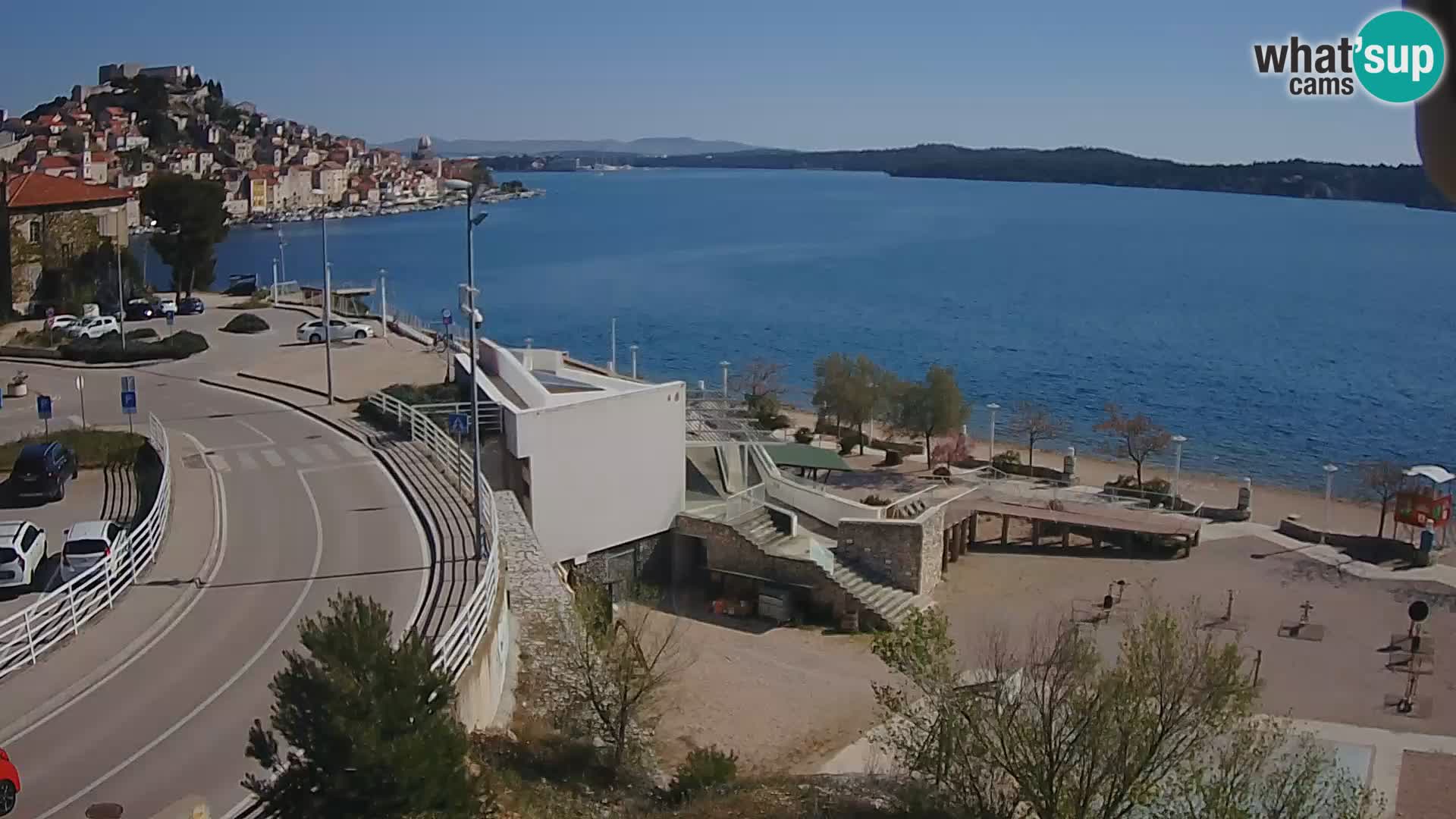 Šibenik webcam Beach Banj