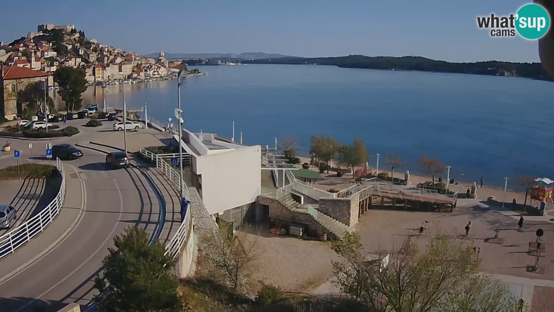 Šibenik webcam Beach Banj
