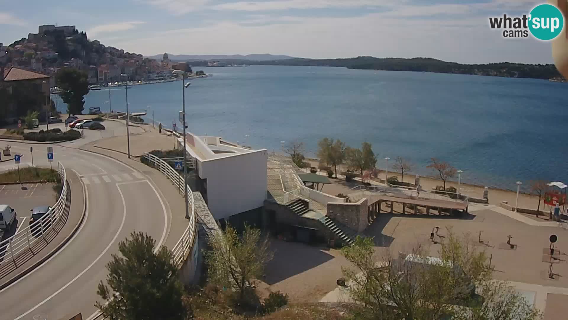 Šibenik webcam Beach Banj