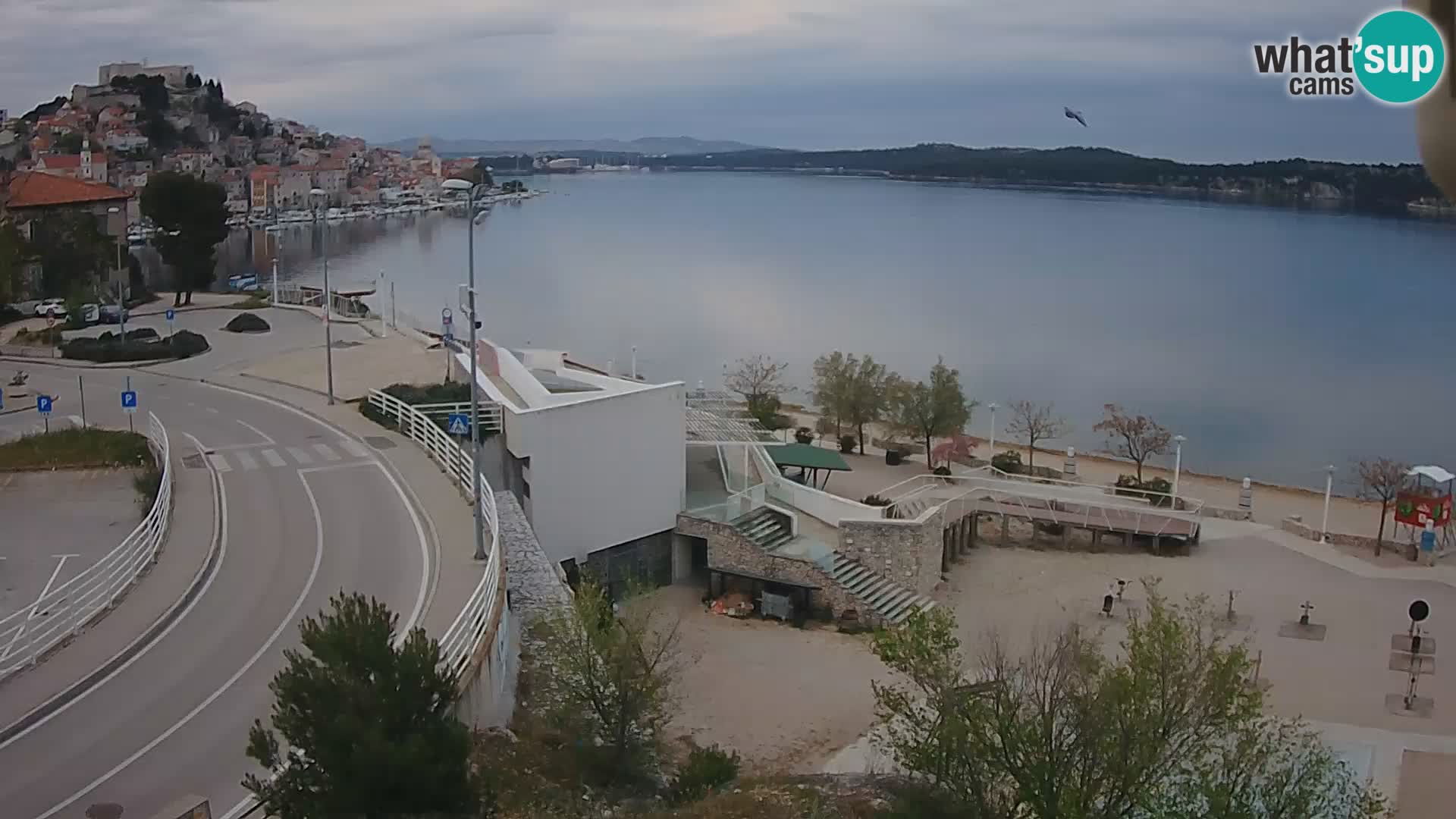 Šibenik webcam Beach Banj