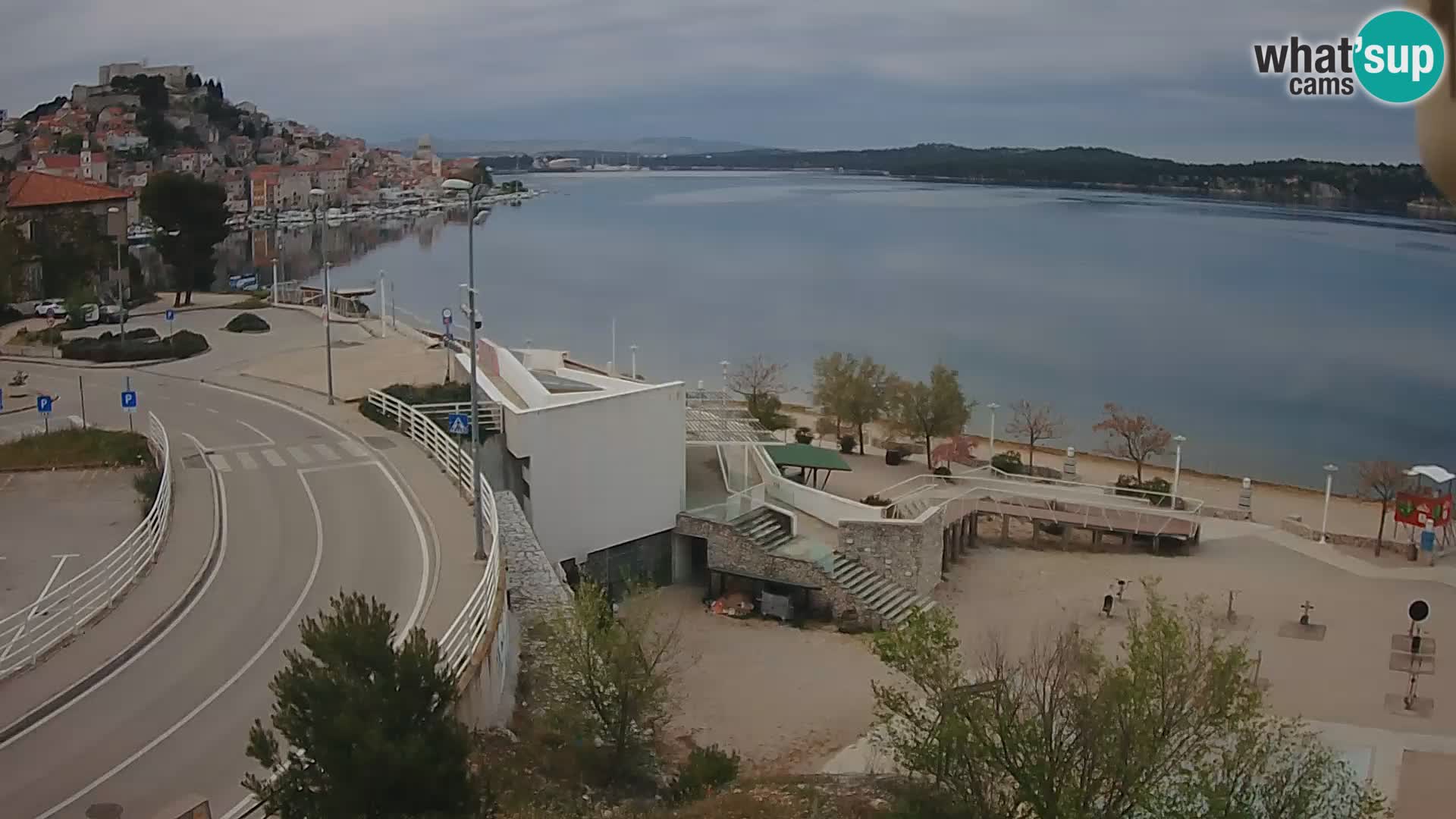 Šibenik webcam Beach Banj