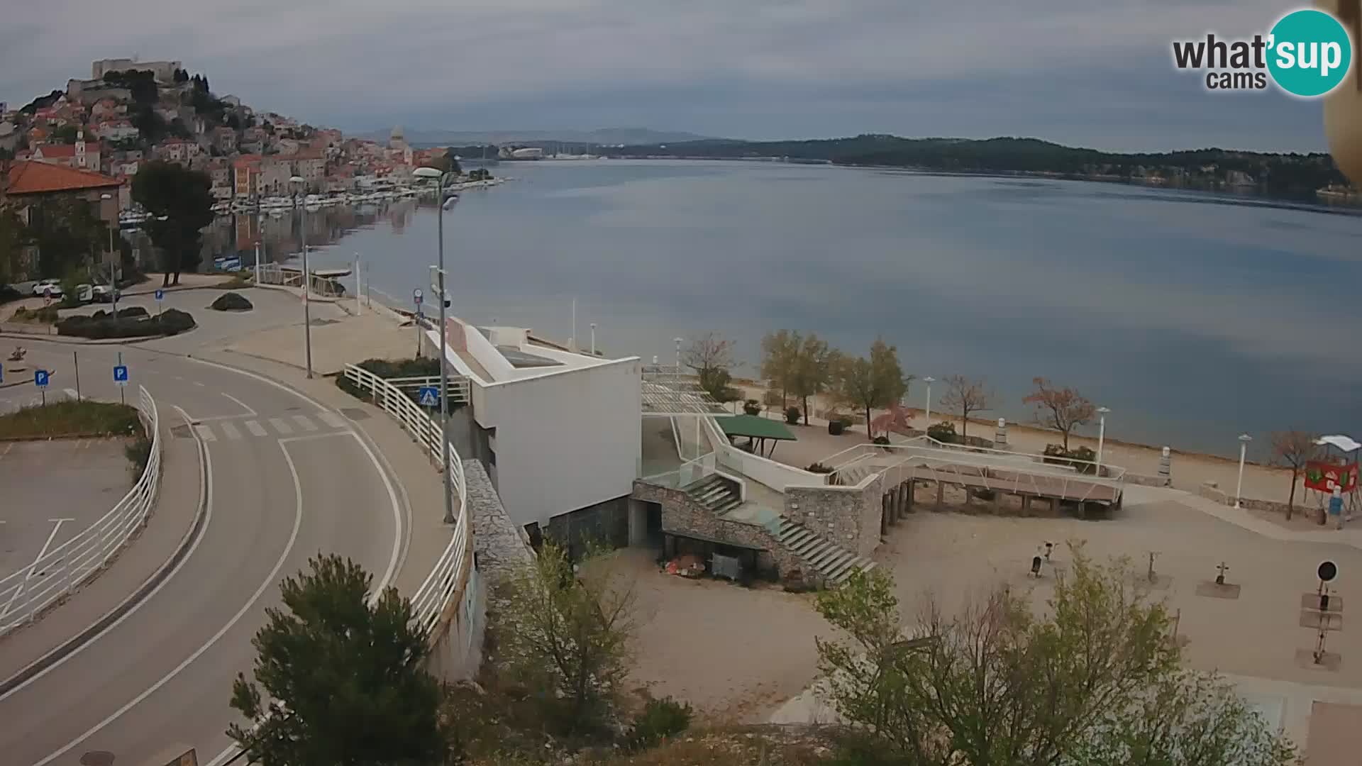 Šibenik webcam Beach Banj