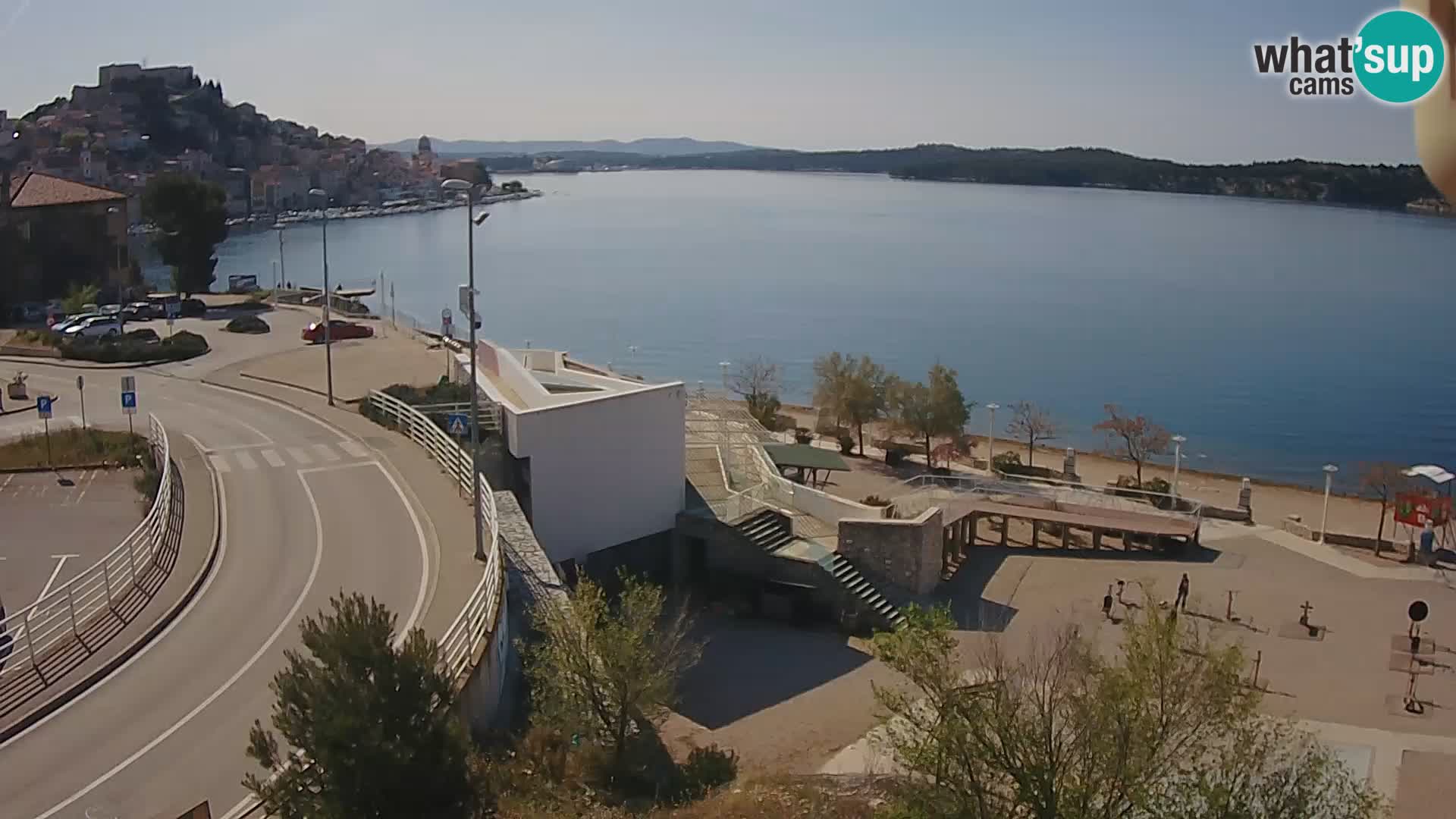 Šibenik webcam Beach Banj