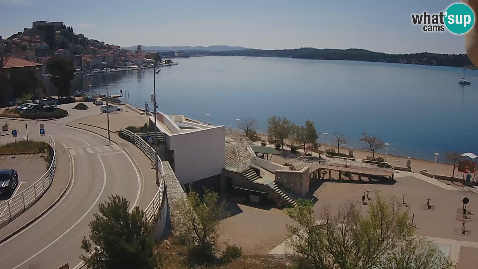 Šibenik webcam Beach Banj