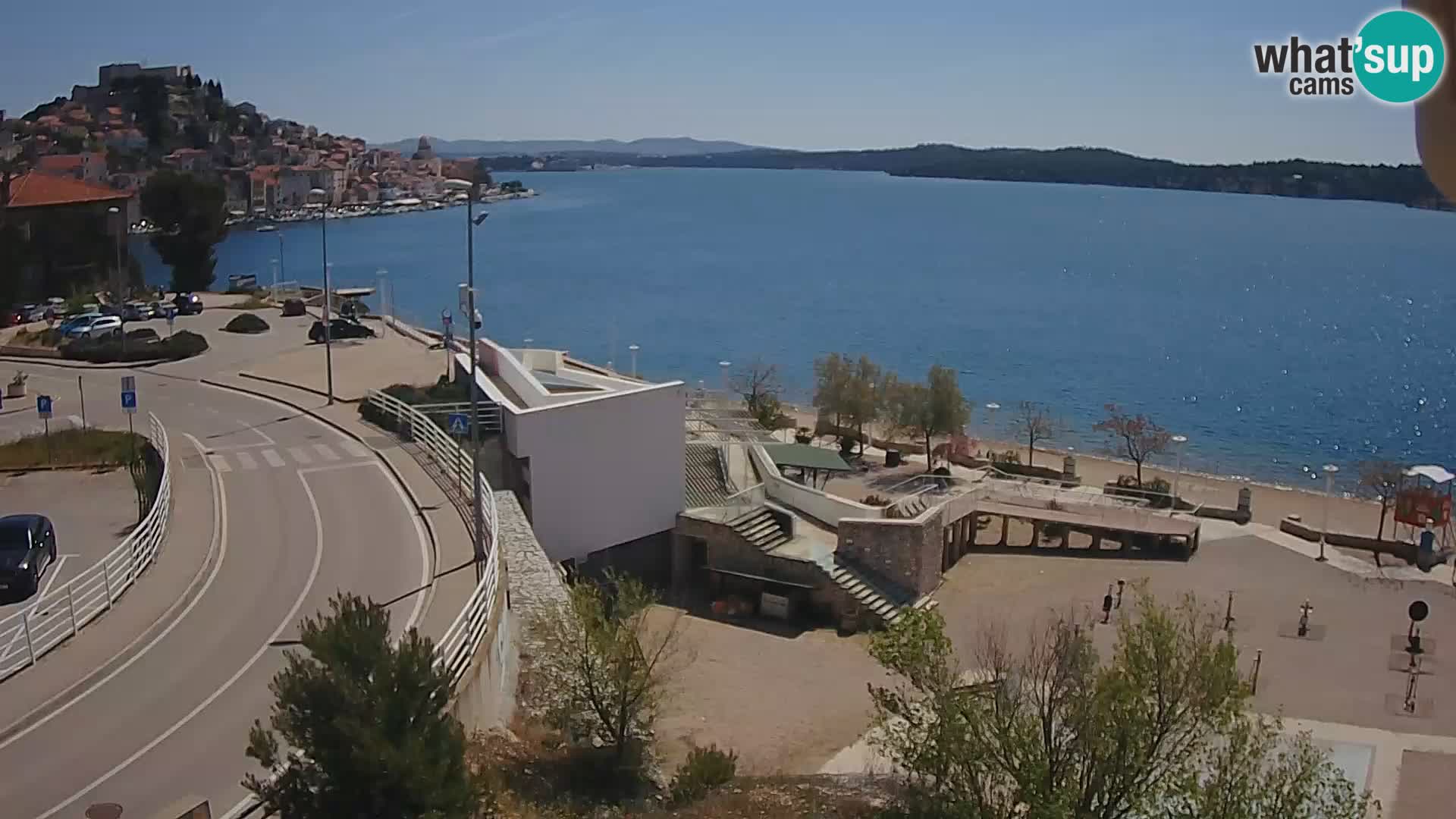 Web kamera Šibenik plaža Banj