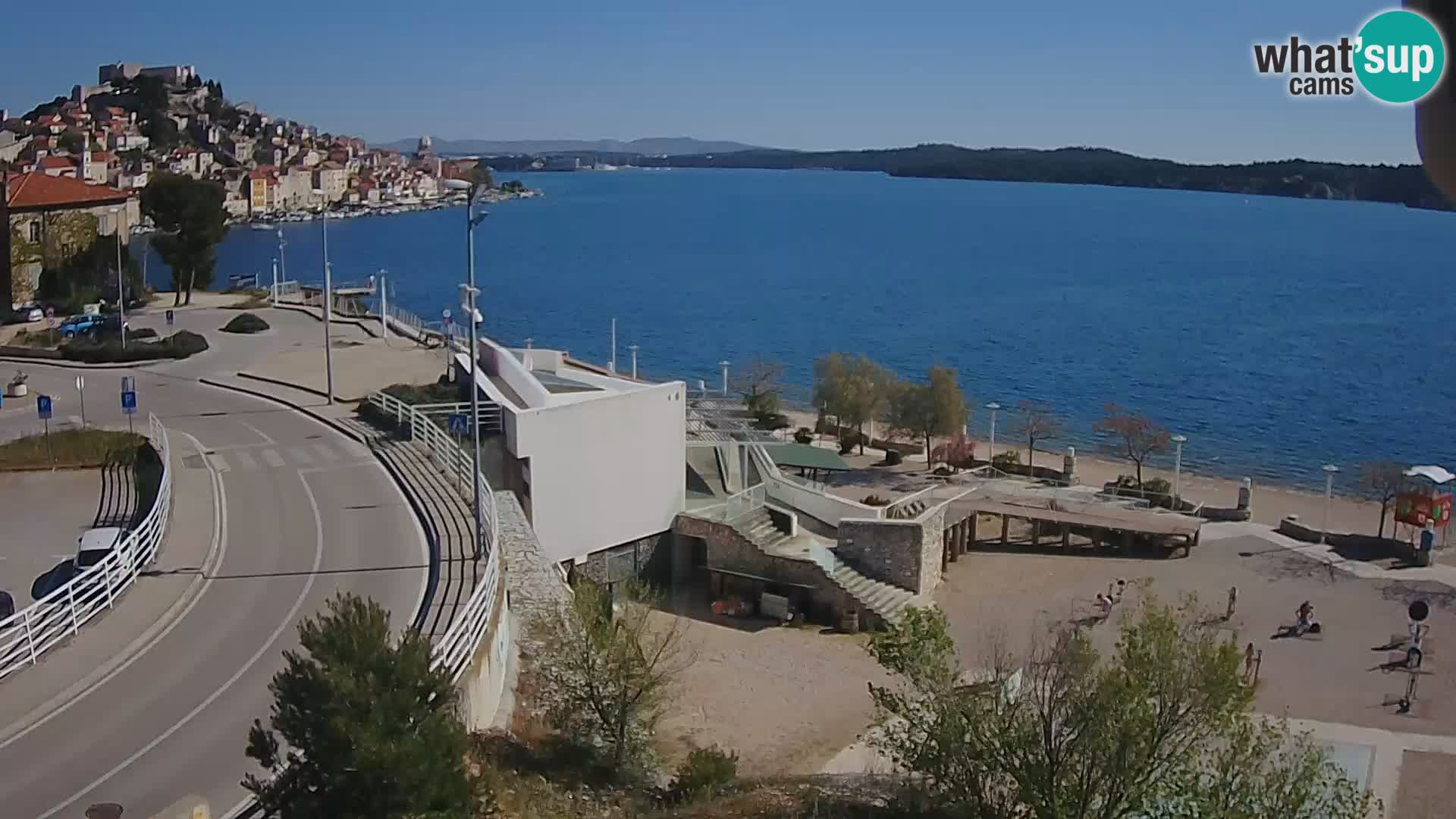 Šibenik webcam Beach Banj