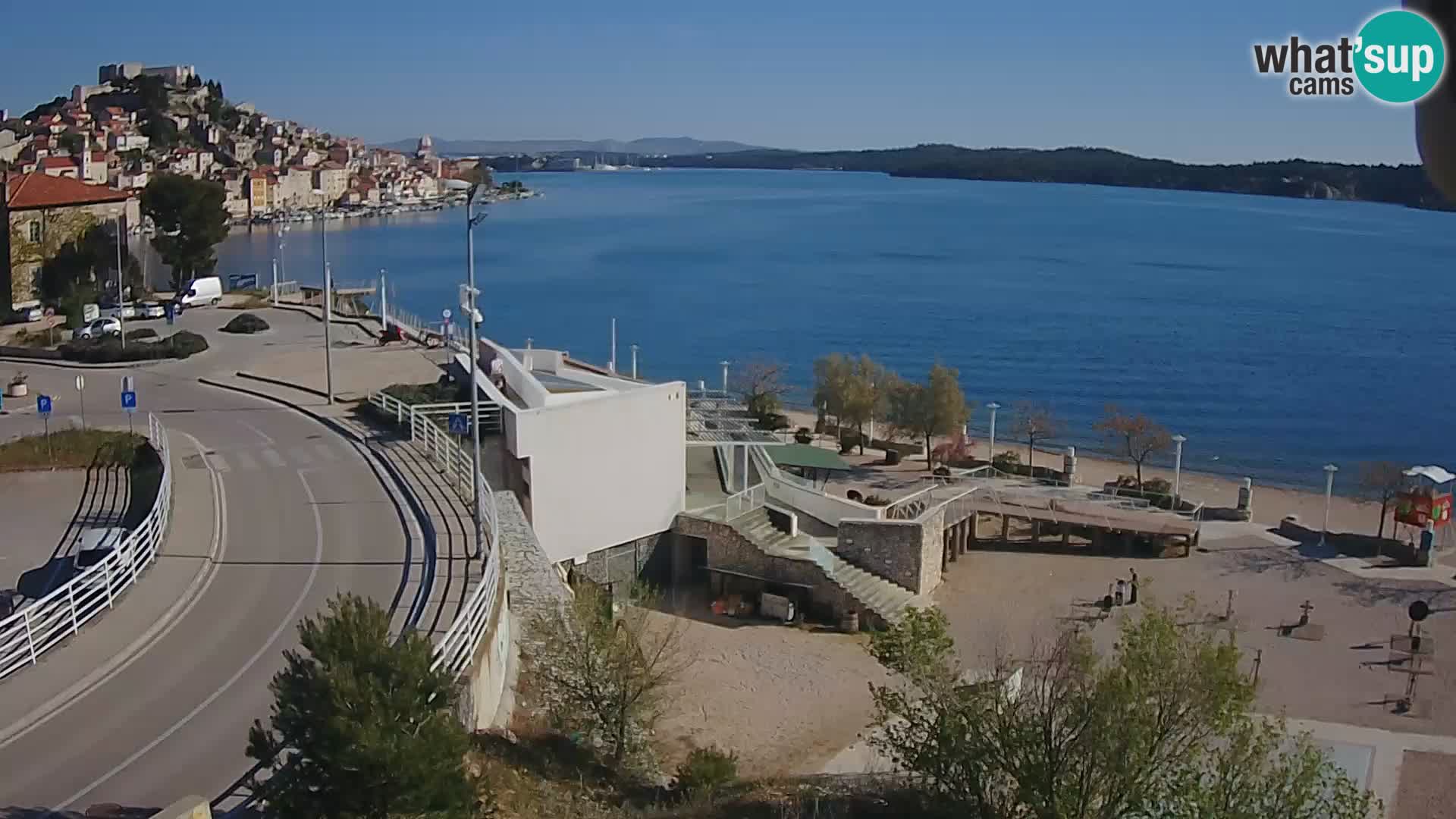 Šibenik webcam Beach Banj