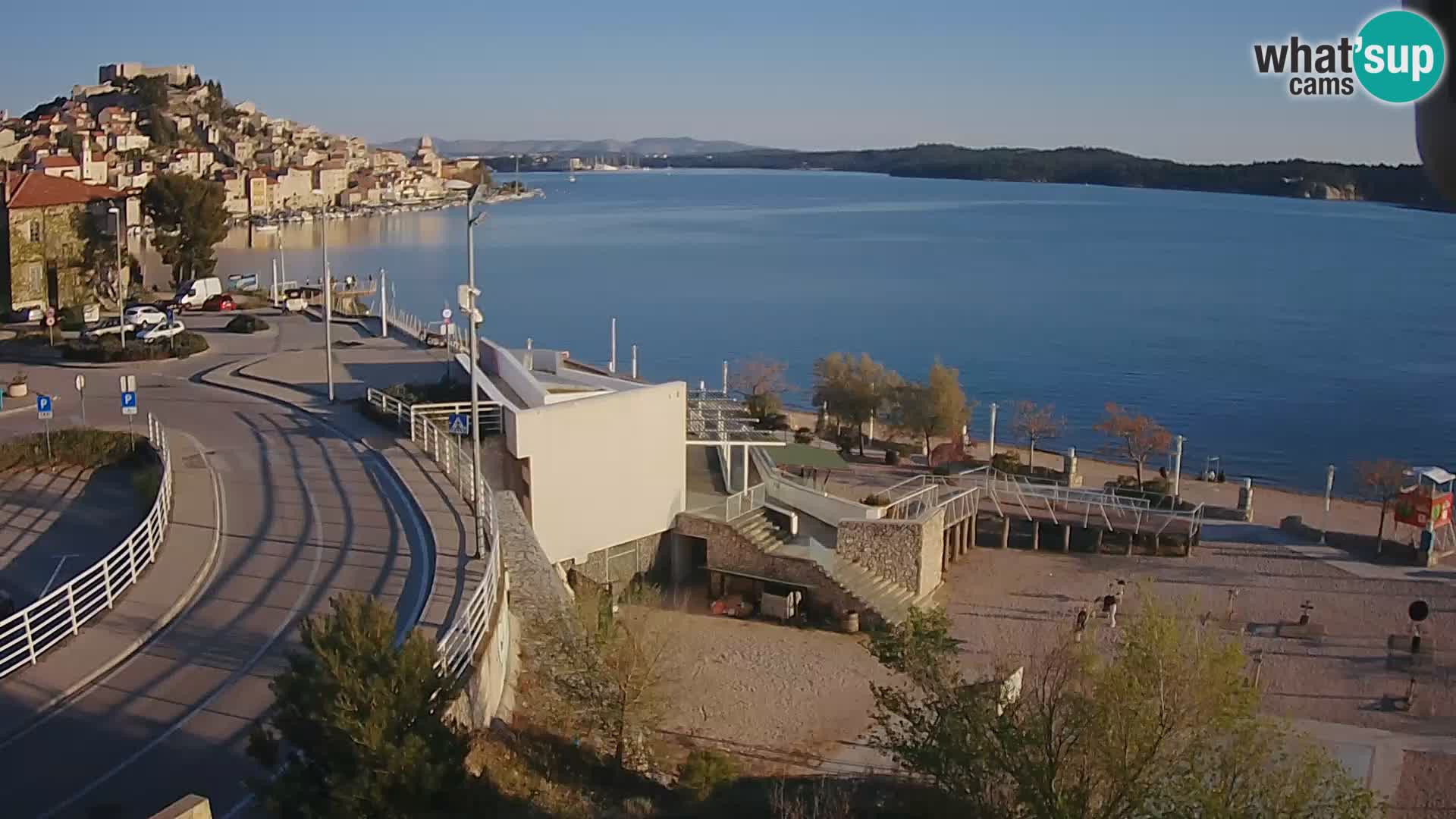 Šibenik webcam Beach Banj