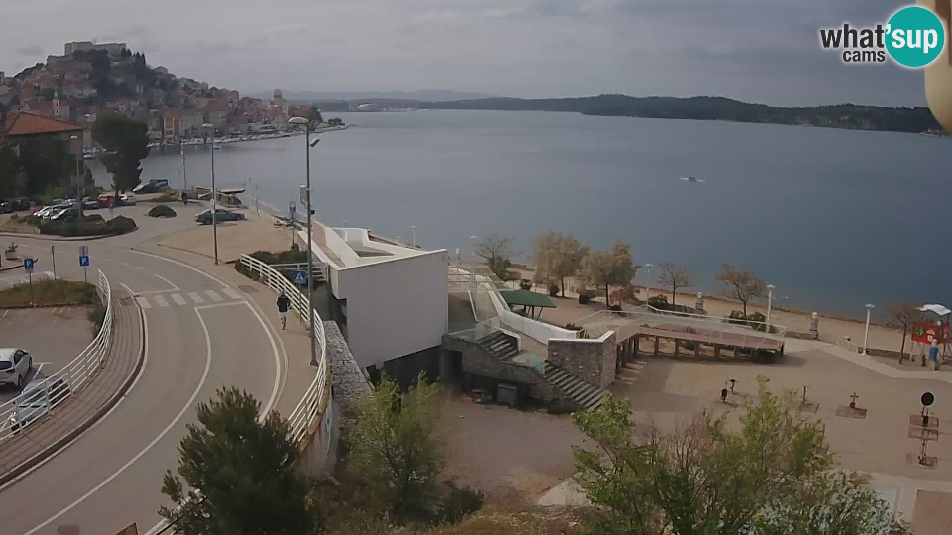 Šibenik webcam Beach Banj