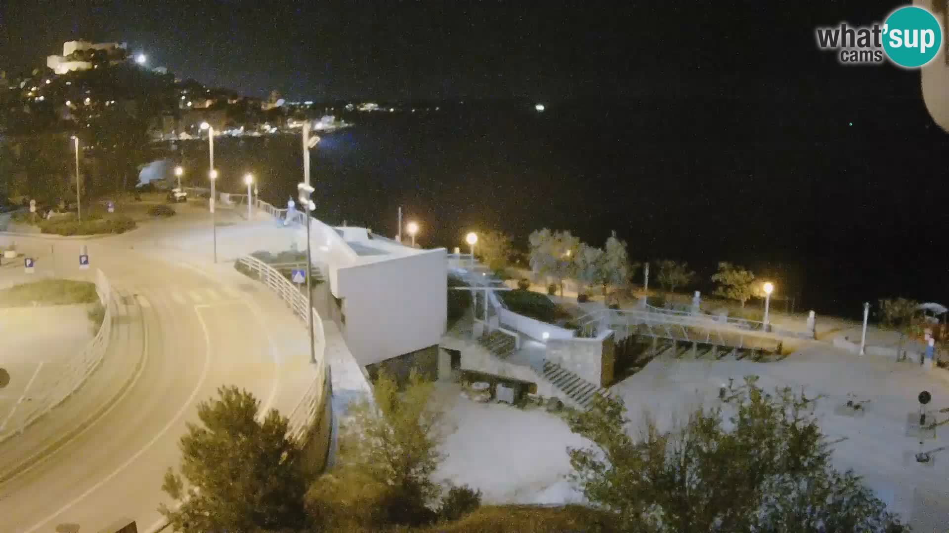 Šibenik webcam Beach Banj