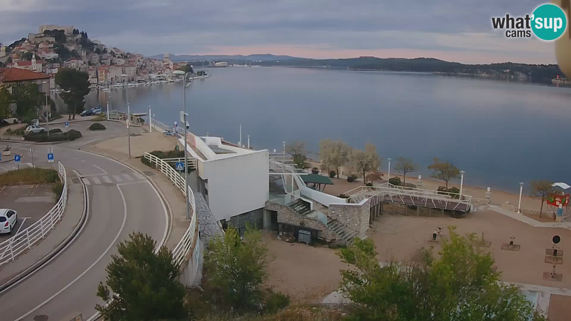 Šibenik webcam Beach Banj