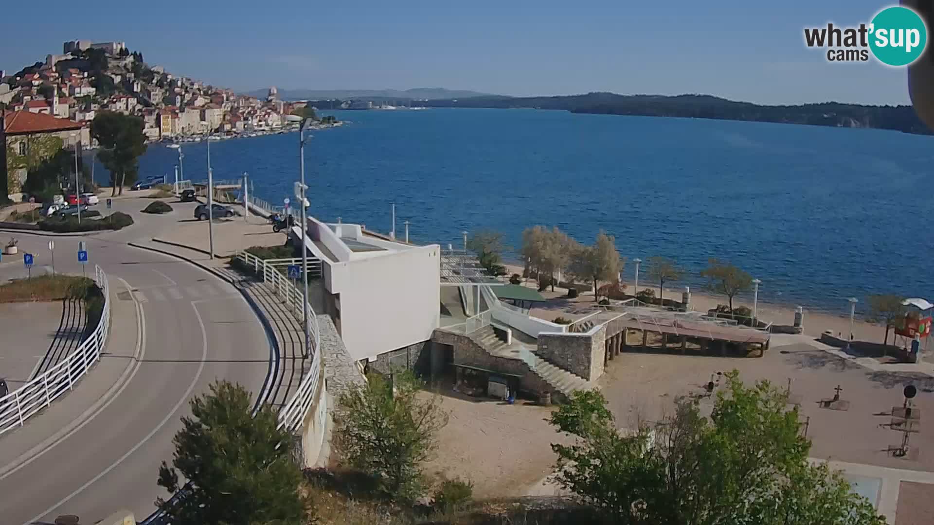 Šibenik webcam Beach Banj