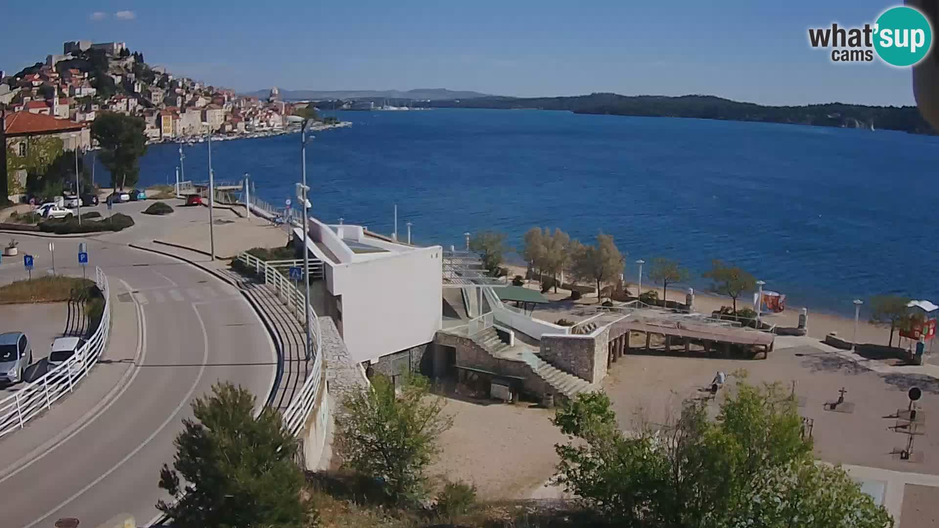 Šibenik webcam Beach Banj