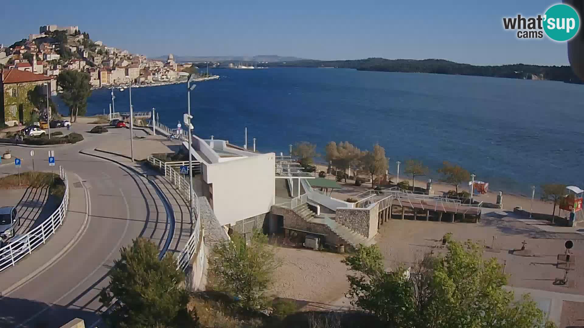 Web kamera Šibenik plaža Banj