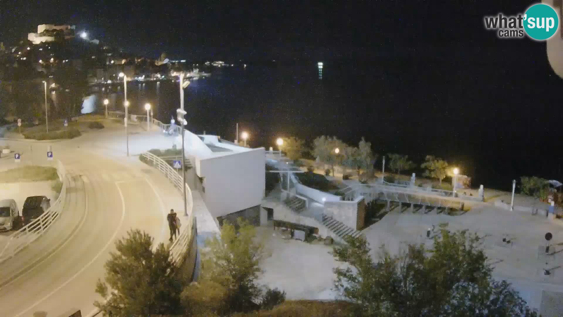 Šibenik webcam Beach Banj
