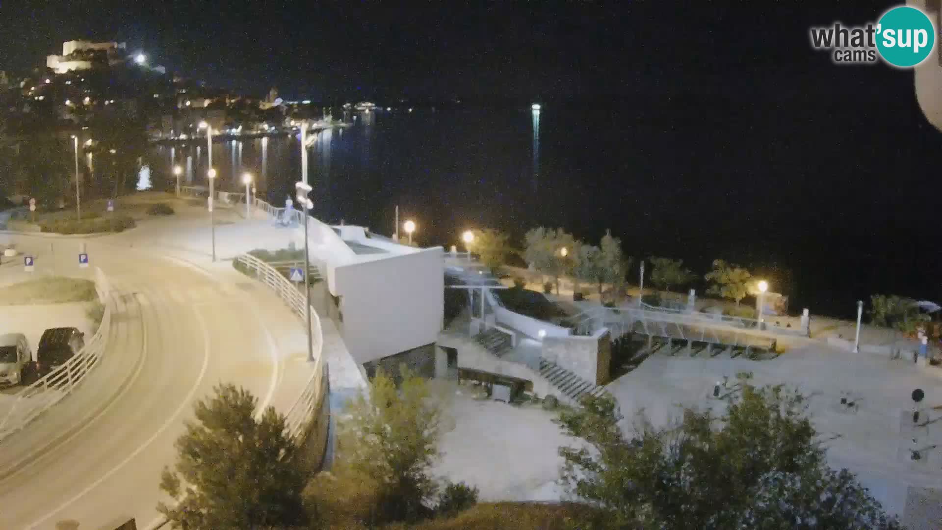 Šibenik webcam Beach Banj
