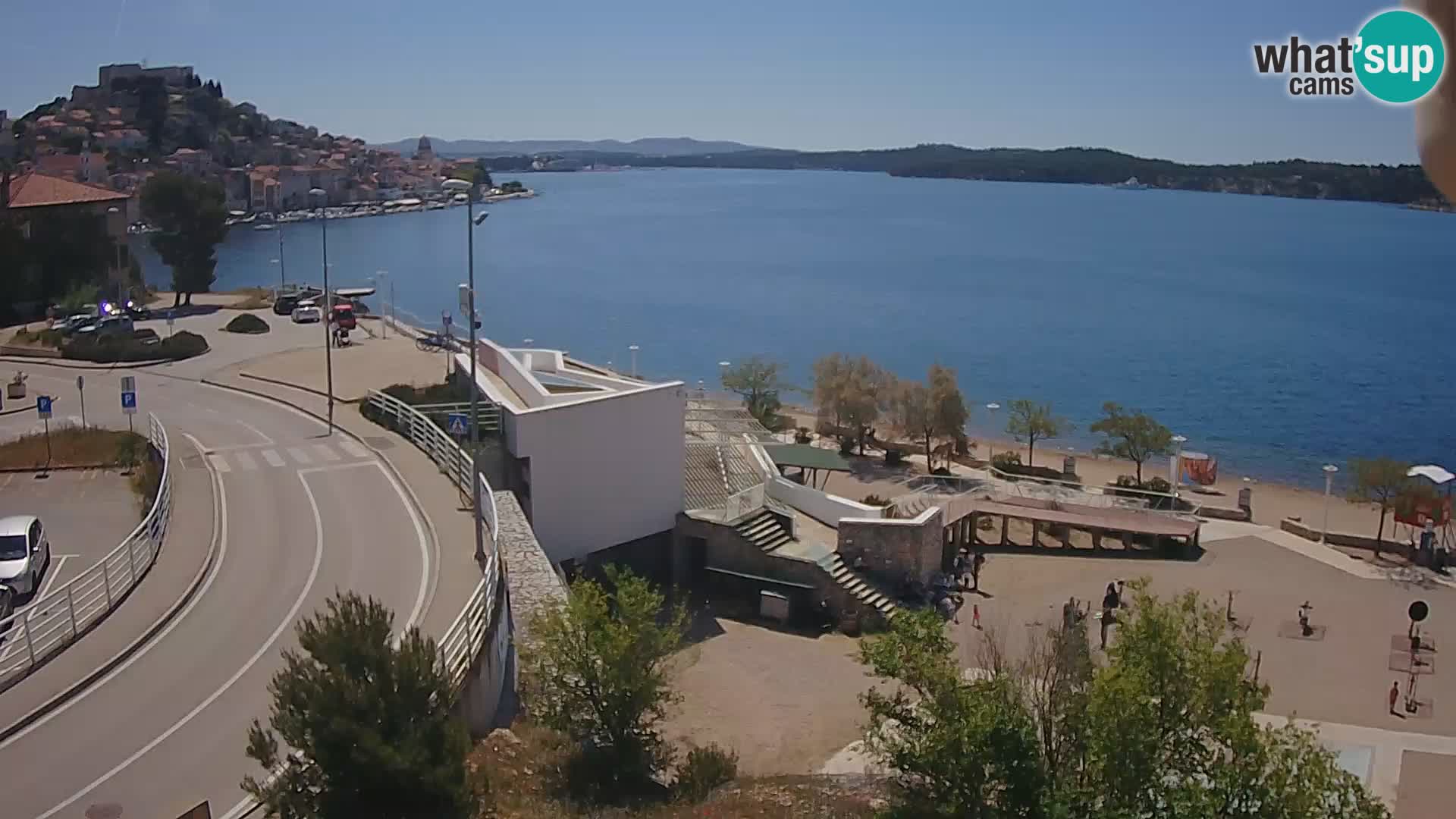 Šibenik webcam Beach Banj