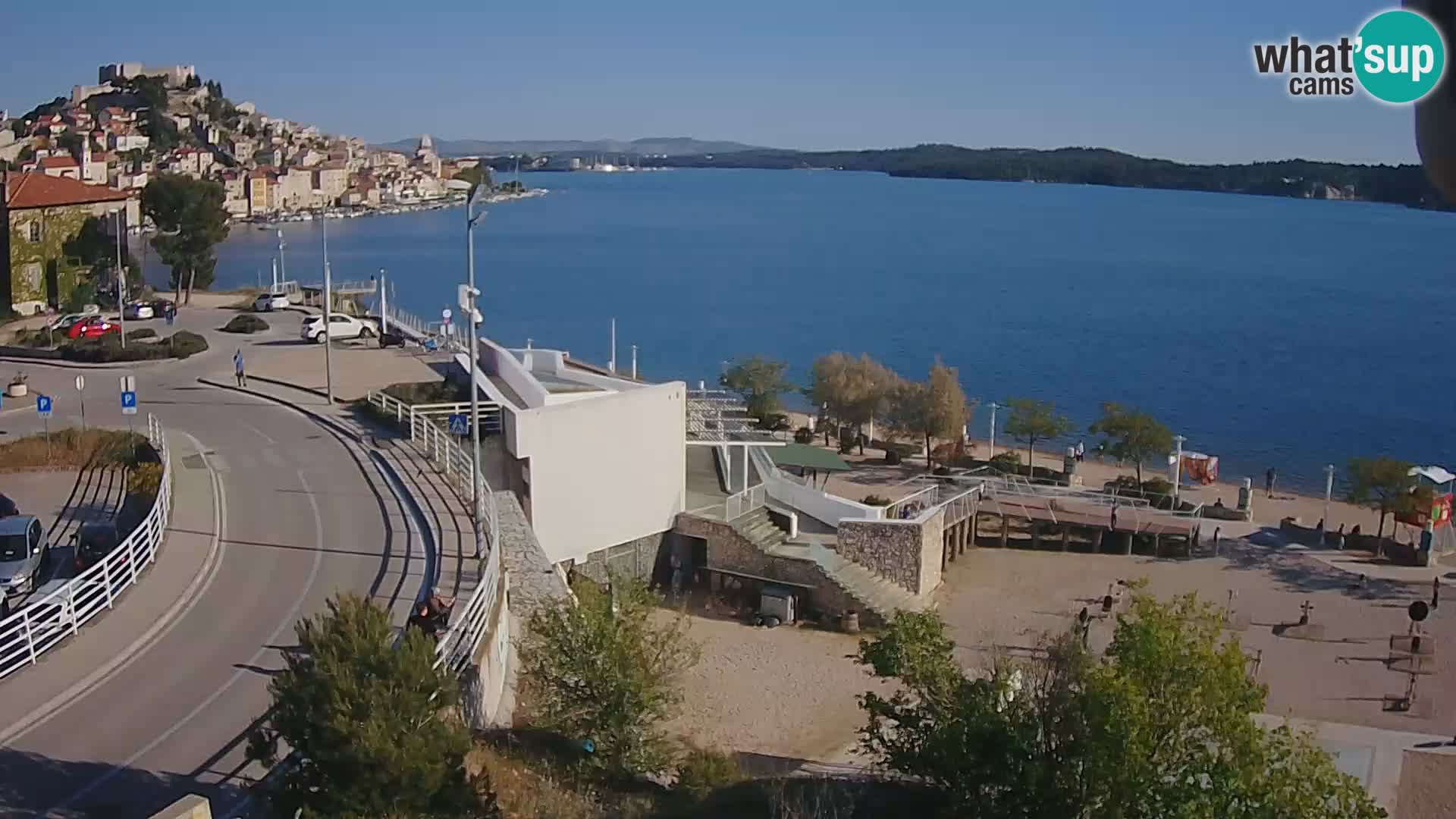Šibenik webcam Beach Banj