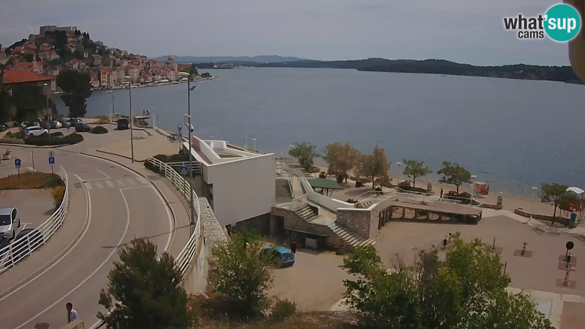 Šibenik webcam Beach Banj