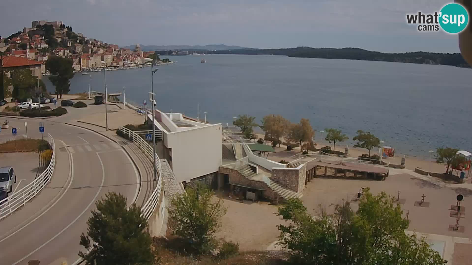 Šibenik webcam Beach Banj