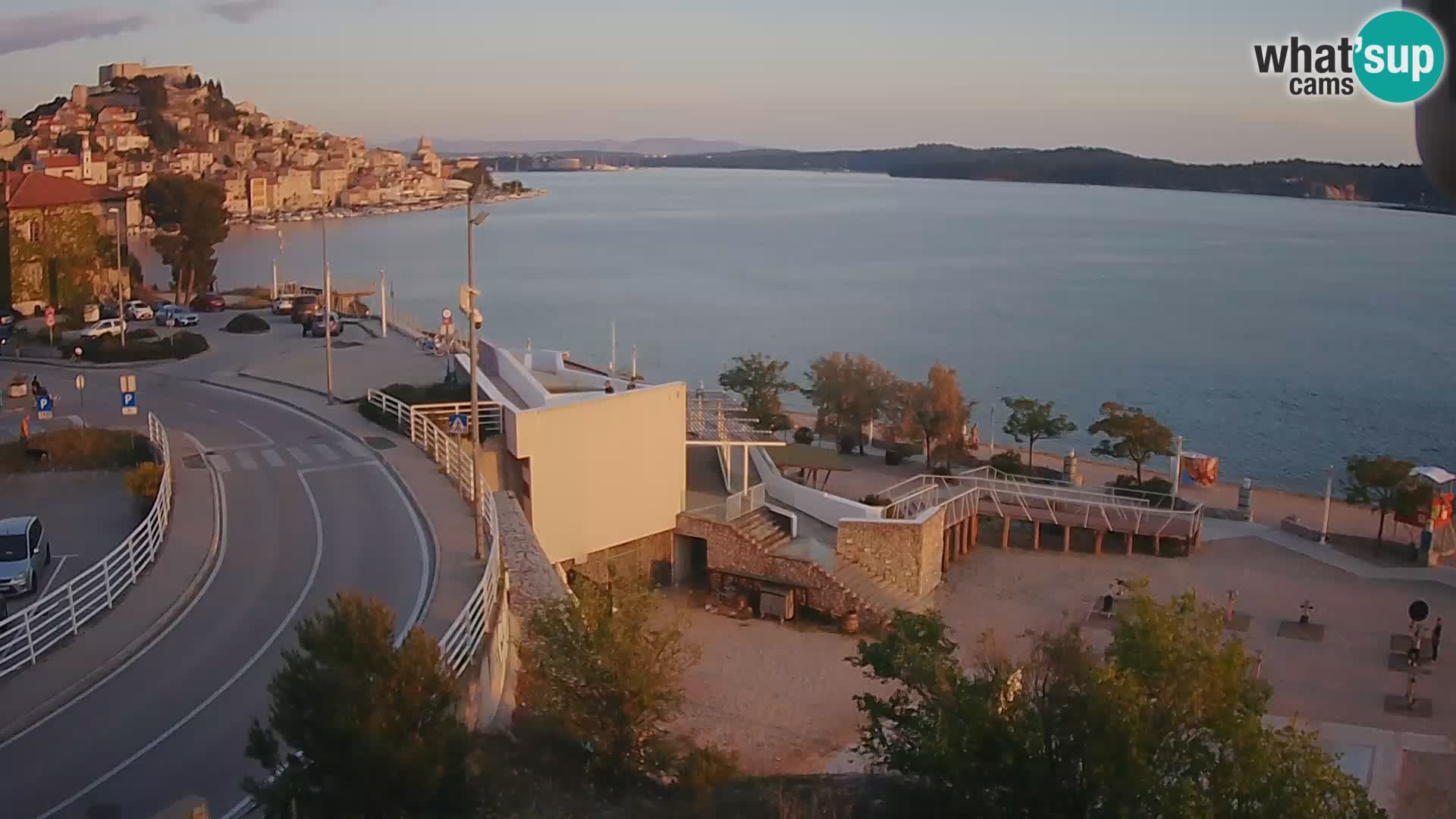 Šibenik webcam Beach Banj