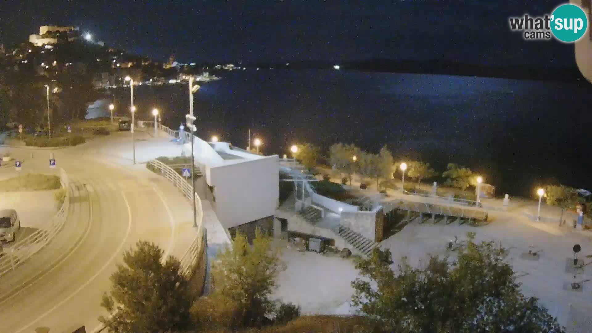 Šibenik webcam Beach Banj