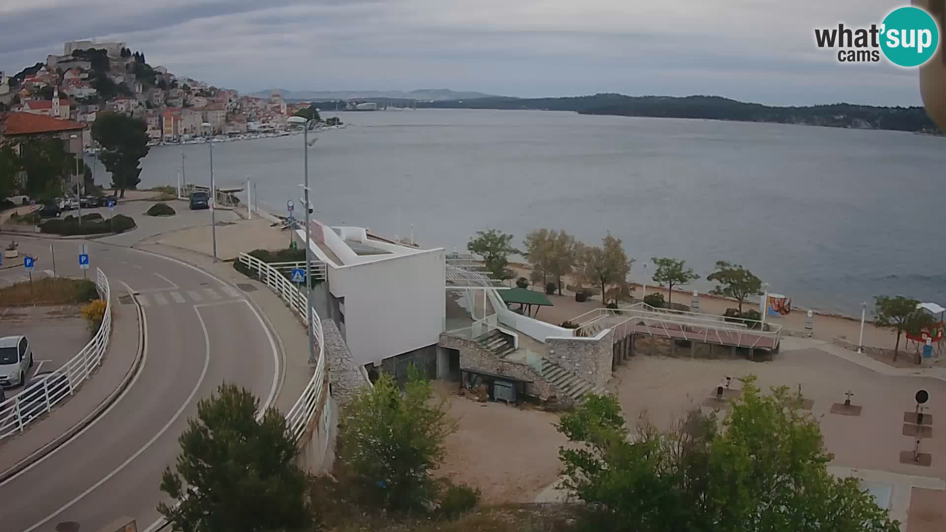 Šibenik webcam Beach Banj
