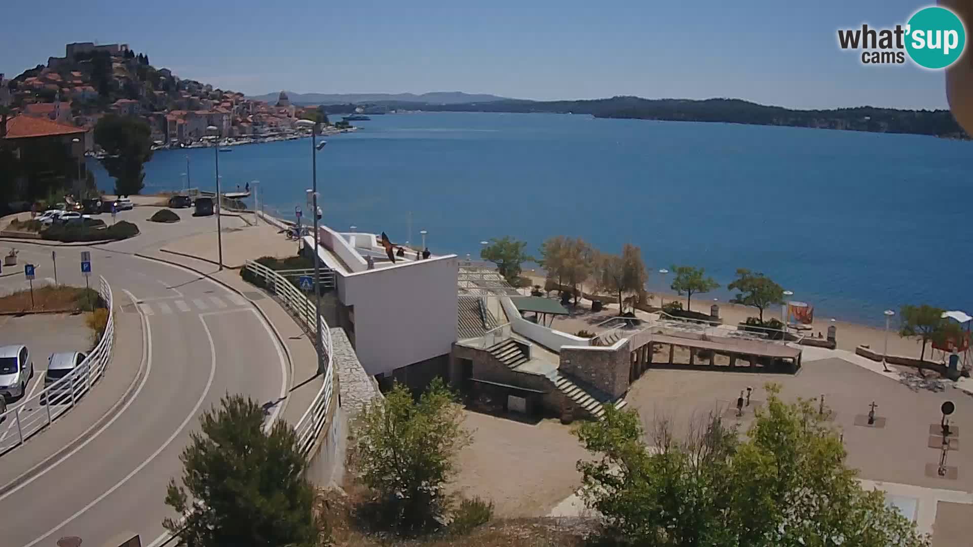 Šibenik webcam Beach Banj