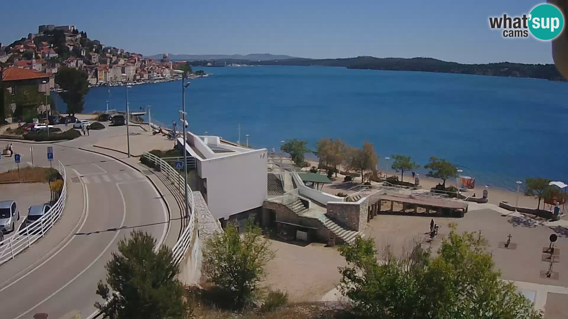 Šibenik webcam Beach Banj